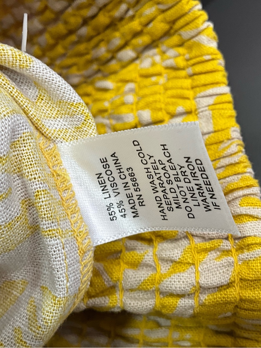 Tahari Yellow and White Wide Leg Pants - Picture 11 of 11
